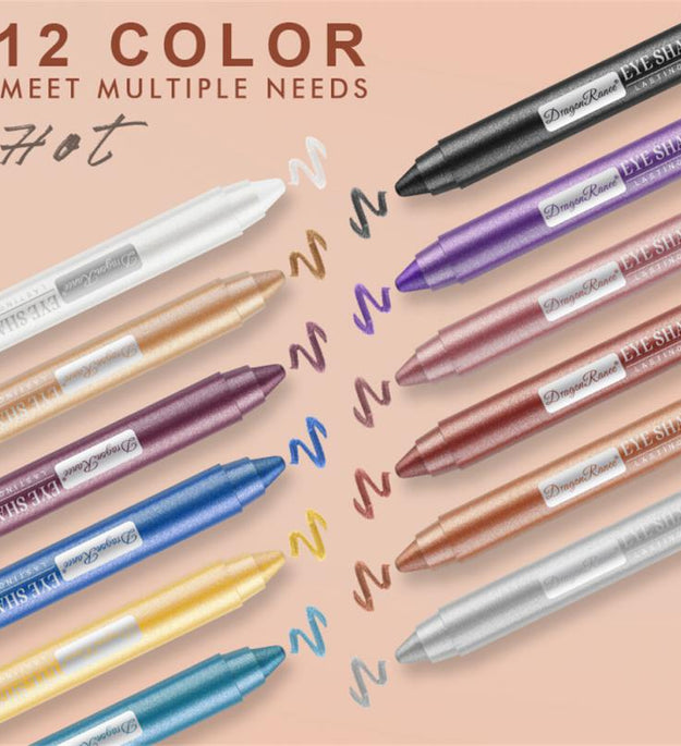 12 Colors Eyeshadow Pencil Set